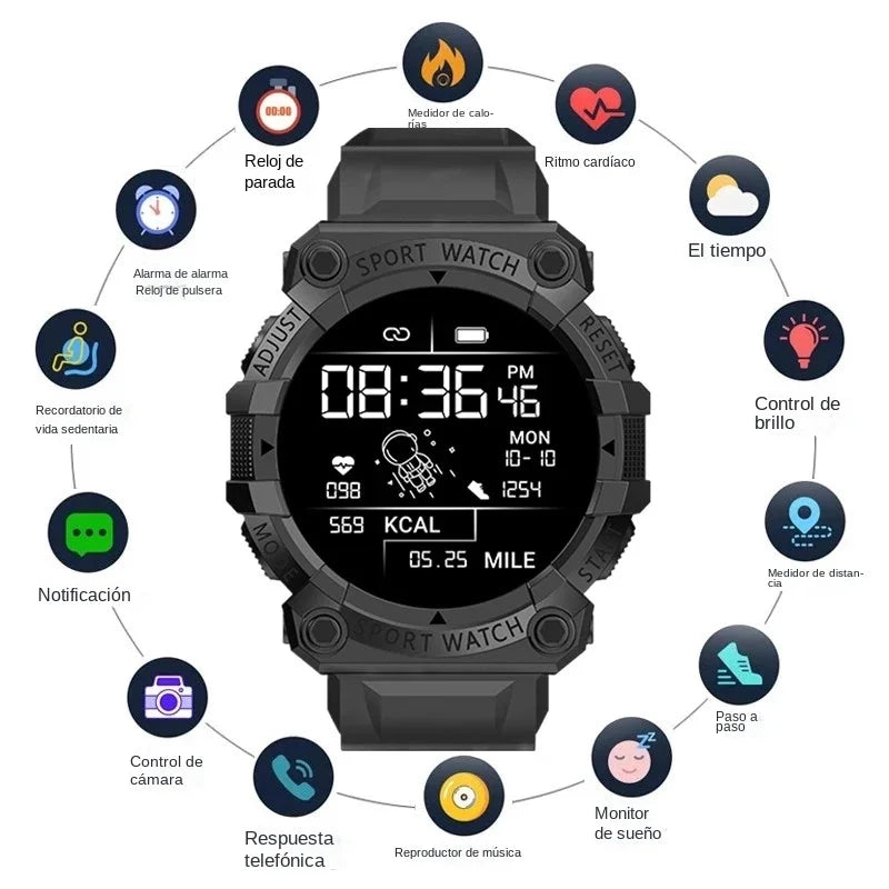 New Smart watch Men Women Heart Rate Blood Pressure Monitoring Bluetooth Smartwatch Fitness Tracker Watch Sport For Android Ios