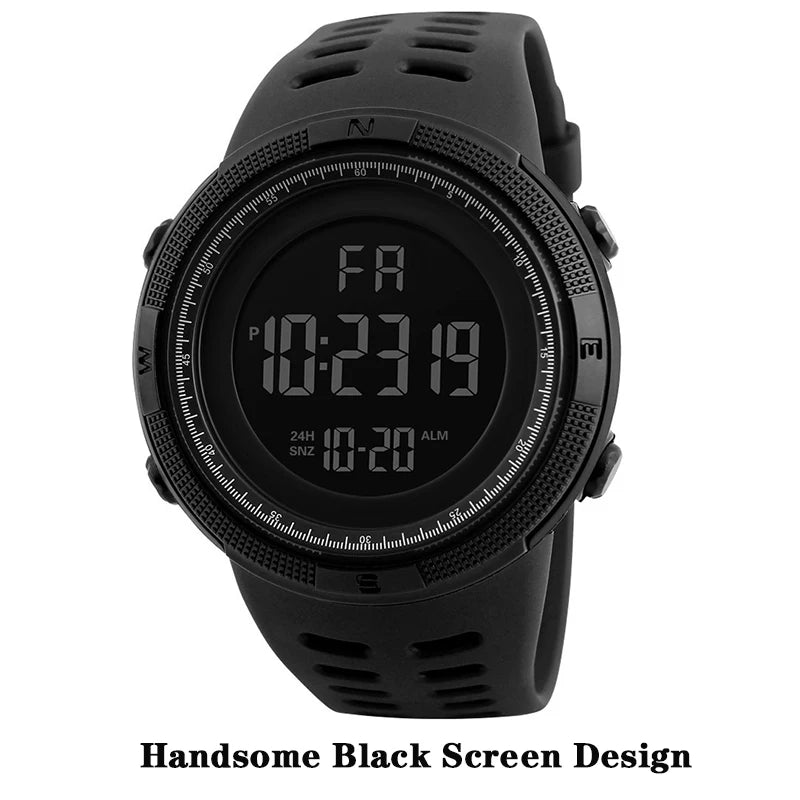 Electronic Watch For Mens Military Sports Watches Luminous Multifunction LED Digital Wristwatch for man kids Boy Student Teen