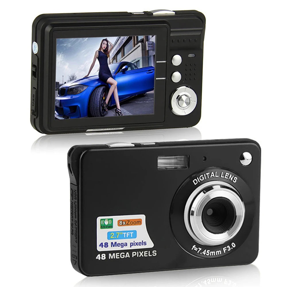 HD Digital Cameras With LCD Screen Child Cameras Outdoor Anti-Shake Instant Photo Camera Rechargeable Photography Camcorder