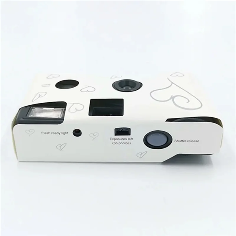 【BRAND NEW】Manual Foil Optical Camera 1CS Retro 27 Photos 35Mm Disposable Film Children's Childrenands Gift Single Use Camera Fi