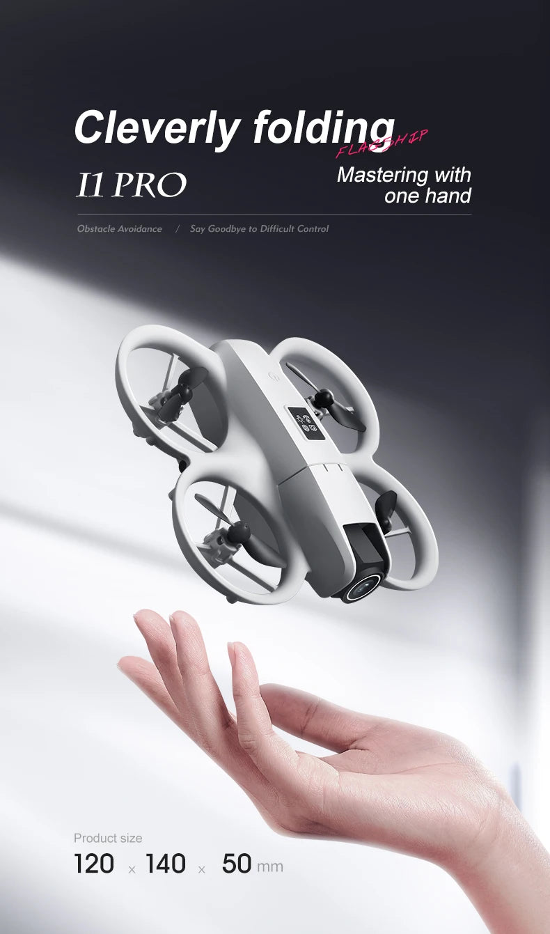 NEW Original I1 PRO Drone 4K Professional HD Aerial Photography Remote Control Aircraft HD Dual Camera  Quadcopter Toys