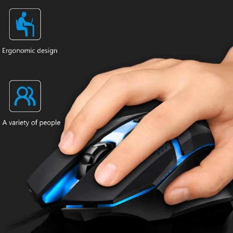 2025 Latest High Quality Ergonomic Design Gaming Mouse Desktop Computer Laptop USB Backlit Mouse Manufacturers Hot Sale