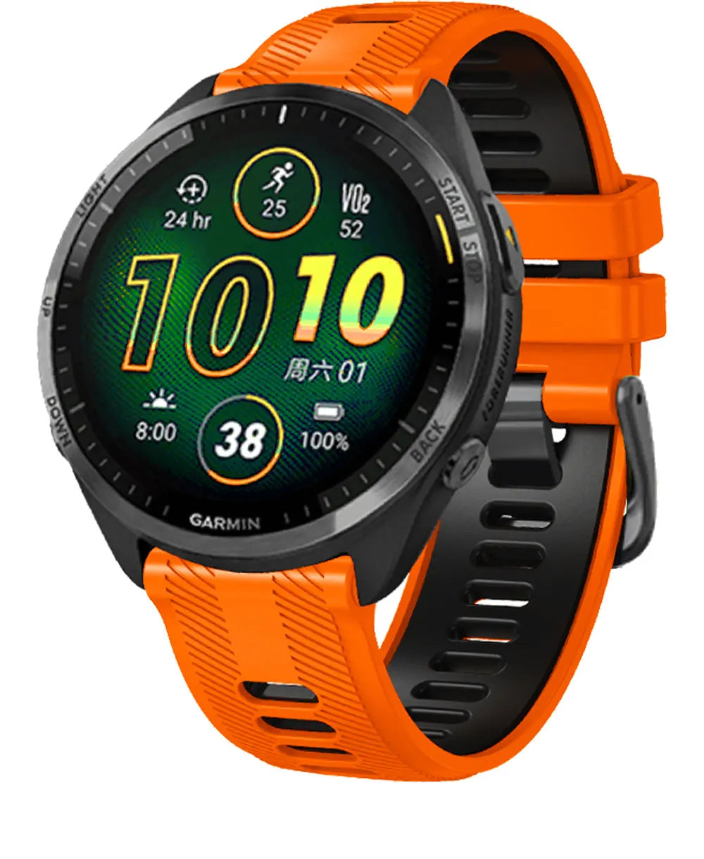 22mm Watchband For Garmin Forerunner 965 Watch Strap Silicone Bracelet Forerunner 945 935 745 Wristbands Replacement Correa Belt